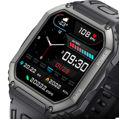 SMARTWATCH C20 MILITARY + 2 PULSEIRAS